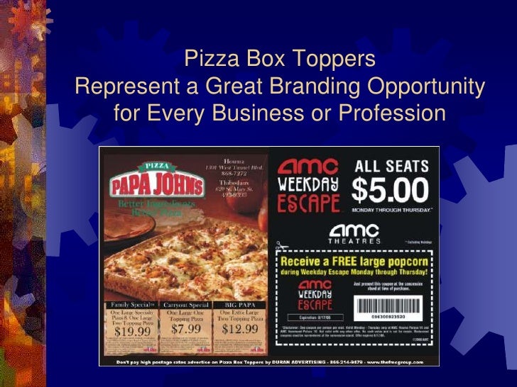 Pizza Box Ads