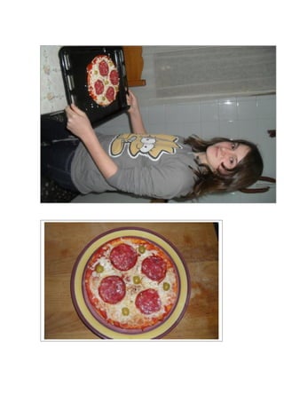 Pizza con salchichon.