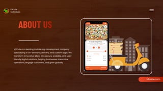 On Demand Pizza Delivery App Development | PDF