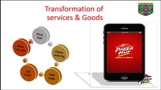 Transformation of
services & Goods
 