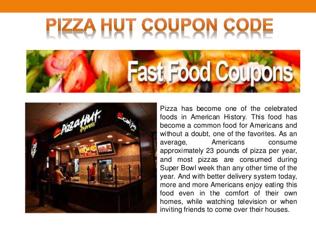 Pizza hut coupon code for today