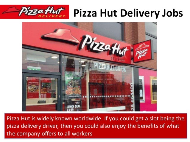 pizza hut delivery jobs