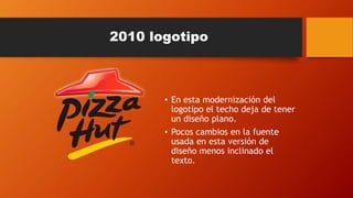 2010 logotipo
• En esta modernización del
logotipo el techo deja de tener
un diseño plano.
• Pocos cambios en la fuente
usada en esta versión de
diseño menos inclinado el
texto.
 
