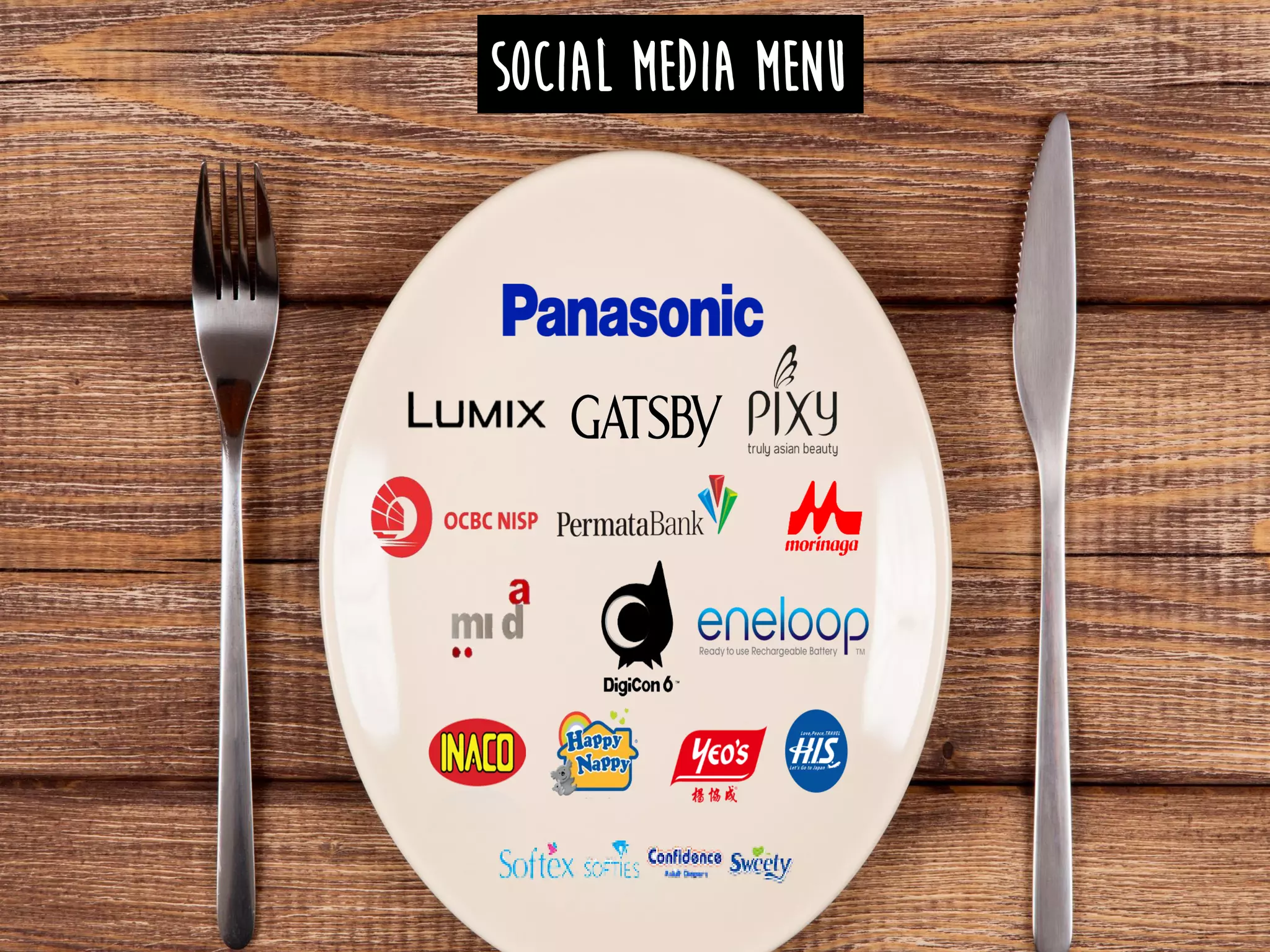 SOCIAL MEDIA MENU
 