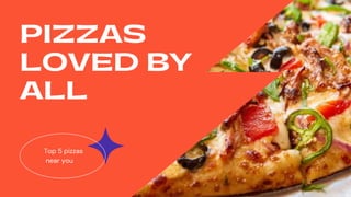 Top 5 pizzas
near you
 