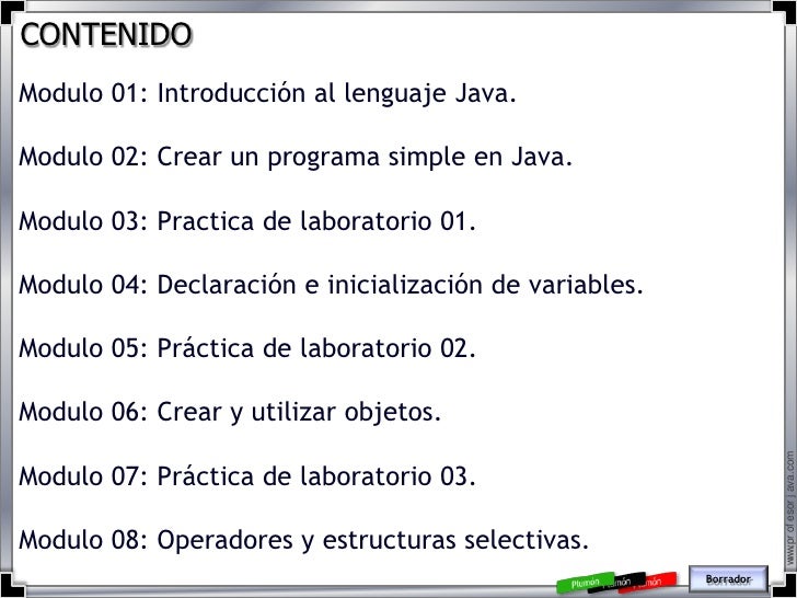Curso De Programacion Java Basico Curso De Programacion Java Basico