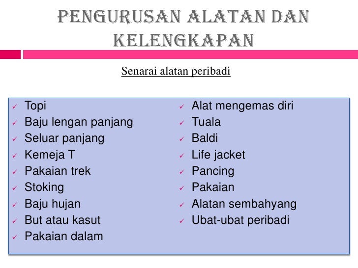 Pengelolaan & Pengurusan