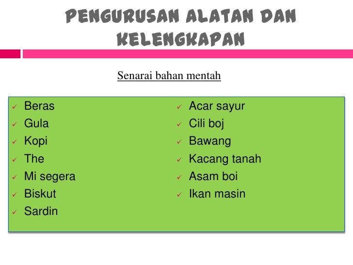 Pengelolaan & Pengurusan