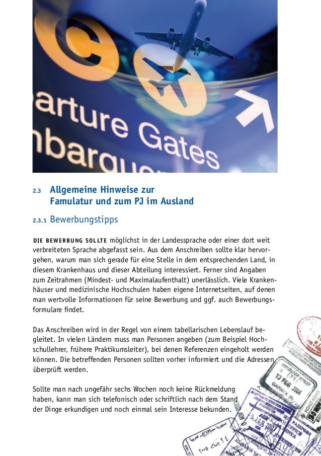 Broschure Famulatur Und Praktisches Jahr Im In Und Ausland 3 Auf