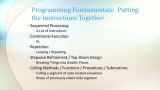 Pj01 1-computer and programming fundamentals | PPT
