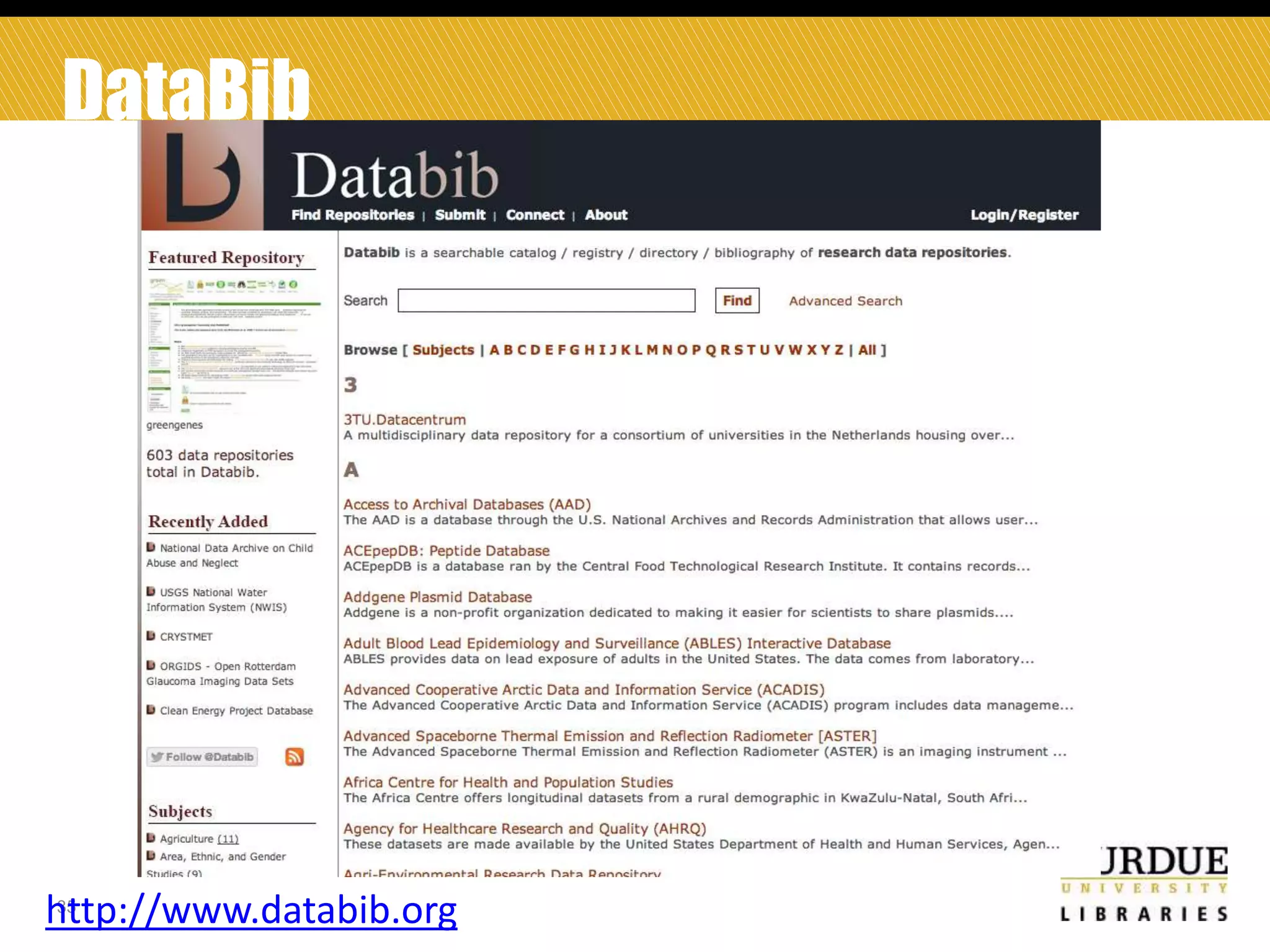 DataBib

35
http://www.databib.org

 