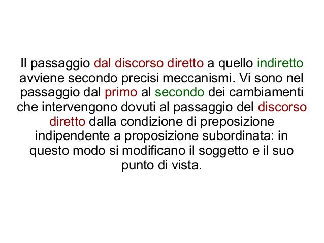 Pjetri Discorso Diretto E Indiretto Modulo 16 Attivita 1