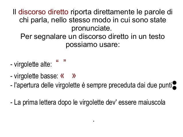 Esercizi Discorso Diretto E Indiretto Inglese Pjetri, discorso diretto e indiretto modulo 16 attività 1
