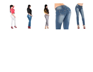 Pantalones jeans levanta cola