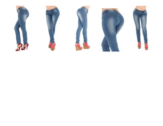 Pantalones jeans levanta cola