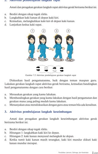 Dibawah Ini Adalah Bentuk Langkah Dalam Aktivitas Gerak Berirama Kecuali Pjok7 bab 7