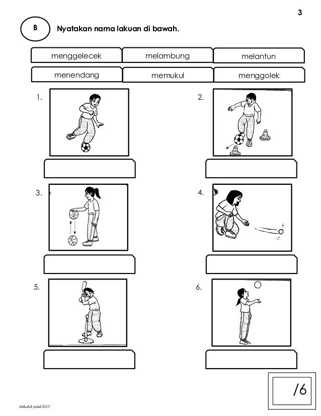 Soalan Pendidikan Jasmani Tahun 2