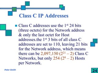 Pjsmith ip addressing & subnetting madeeasy | PPTX