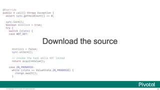 29© Copyright 2015 Pivotal. All rights reserved.
 