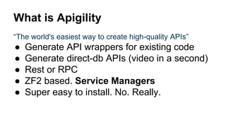 Apigility & Restfull APIs | PPT