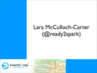 Lara McCulloch-Carter
   (@ready2spark)
 