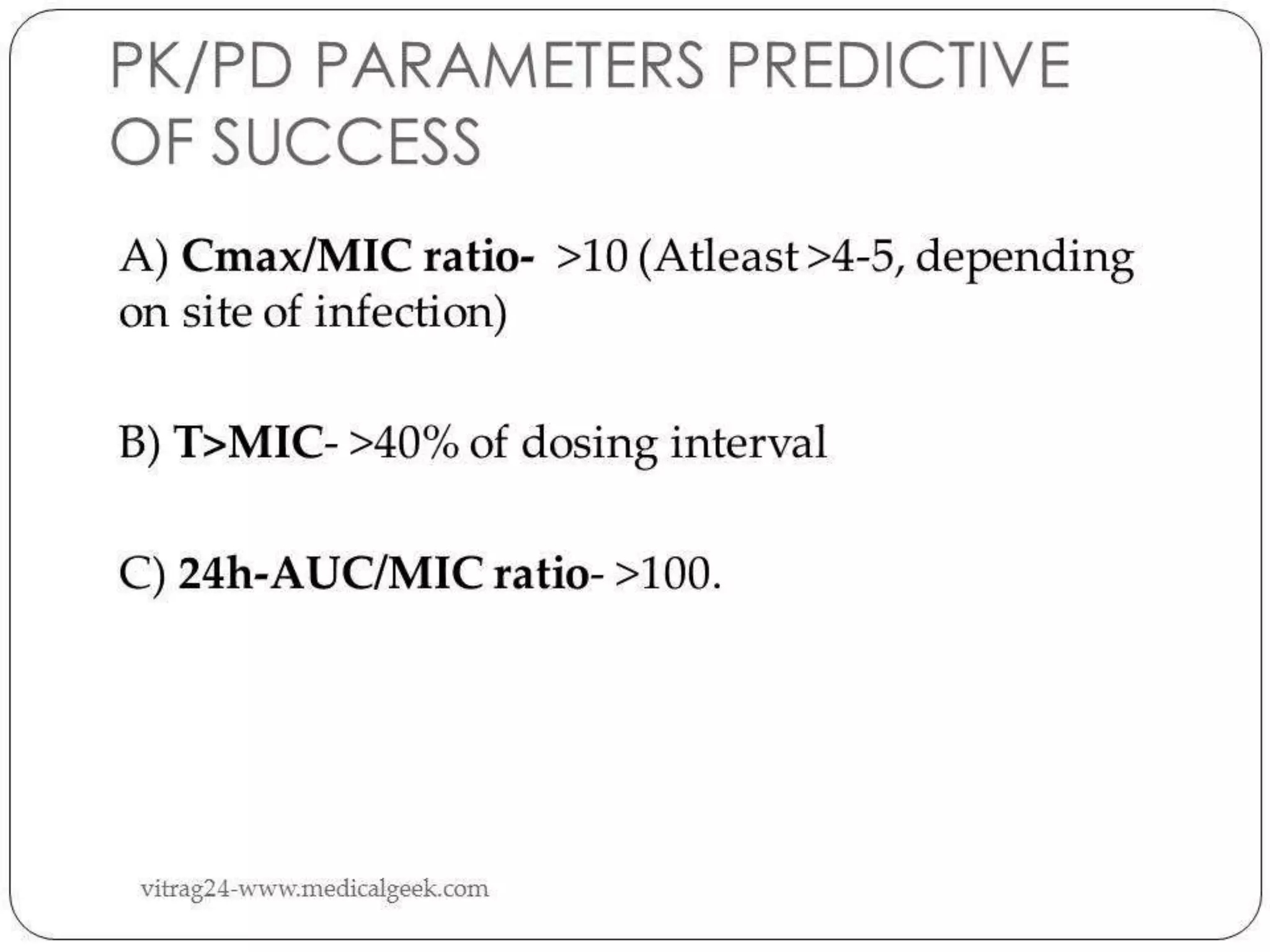 Optimizing Antibiotic use in ICU using PK-PD principles | PPTX