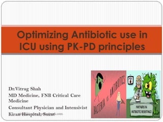 Optimizing Antibiotic use in ICU using PK-PD principles