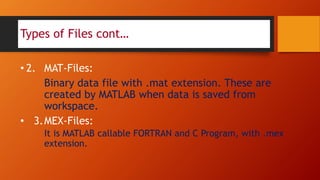 Basic matlab and matrix | PPTX | Computing | Technology & Computing