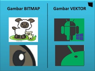 Perbedaan Grafis Vektor & Bitmap | PPTX