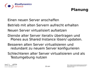 keine bzw. unzureichende Dokumentation 