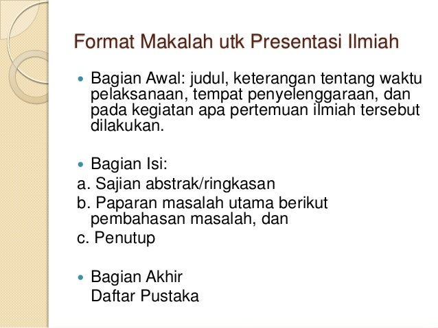 Format Makalah Presentasi | pkb buku 4 dan 5 disdik kota bandung Format Makalah Presentasi | pkb buku 4 dan 5 disdik kota bandung