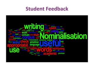 Student Feedback 
 