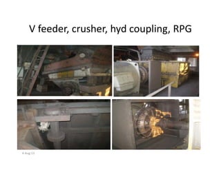 V feeder, crusher, hyd coupling, RPG
4-Aug-13
 