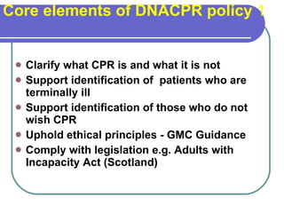 Anticipatory Care Planning & DNACPR | PPT