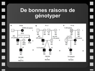 De bonnes raisons de génotyper 