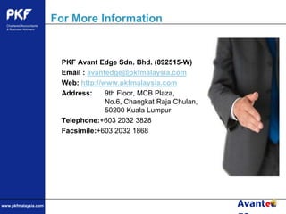 AvantEdge PartnersThird Level Support for SystemSkan, forensic toolCyberSecurity Awareness and Professional Development PartnersMain Distributor of Security Products for ImplementationPremium Web and Digital Consultants for Internet consultingERP Partners for AccPac Product