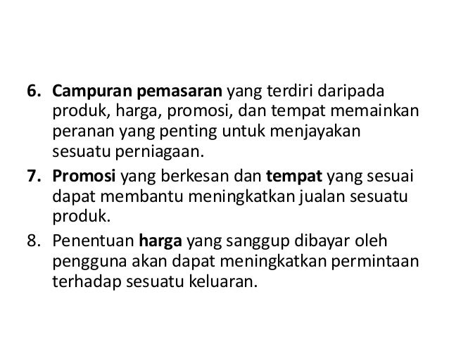 Pkh Form 3 Bab 5 Pengenalan Kepada Pemasaran