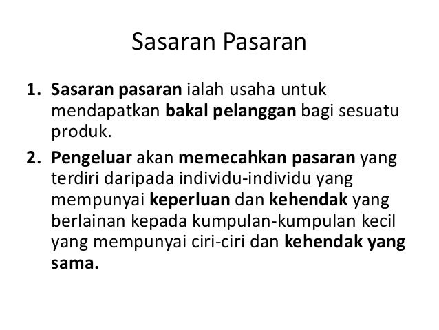 Pkh form 3 bab 5 pengenalan kepada pemasaran Pkh form 3 bab 5 pengenalan kepada pemasaran