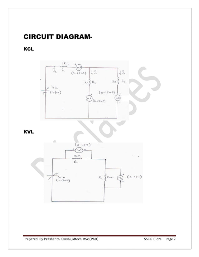 Basic Electrical Engineering Lab Manual 2018 cbcs scheme VTU