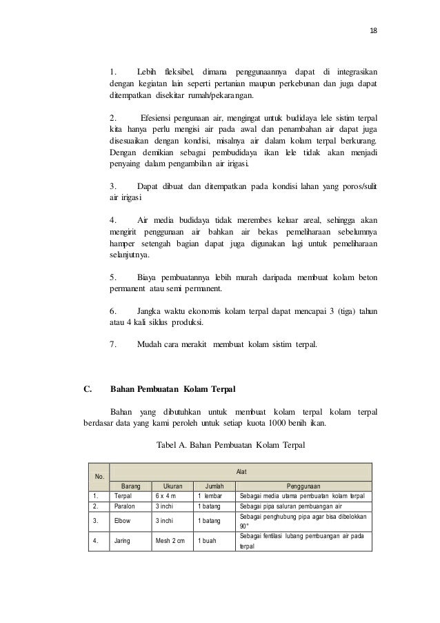 PROPOSAL PROGRAM KREATIFITAS MAHASISWA BUDIDAYA LELE 