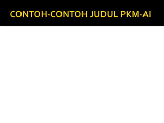 CONTOH Pkm