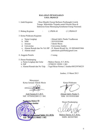 CONTOH PKM GT | PDF