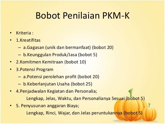Pkm kewirausahaan