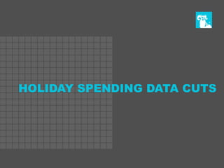 HOLIDAY SPENDING DATA CUTS
 