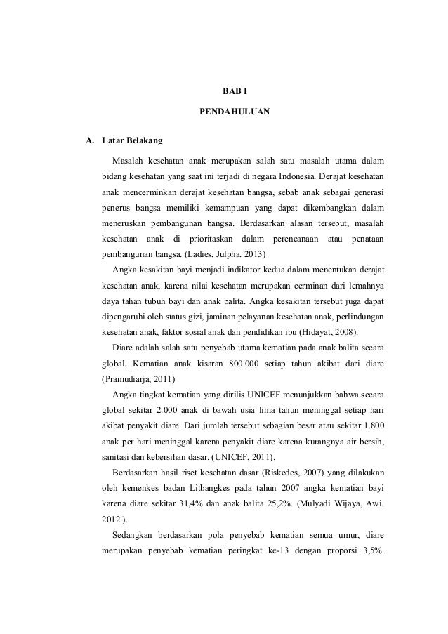 Laporan Pkmd Terhadap Bayi Dengan Diare Laporan Pkmd Terhadap Bayi Dengan Diare