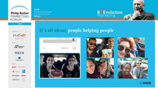 It’s all about people helping people.
 