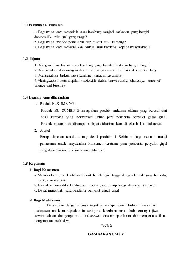 Program Kreativitas Mahasiswa Pkm K