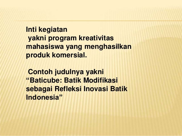 Pkm kewirausahaan Pkm kewirausahaan