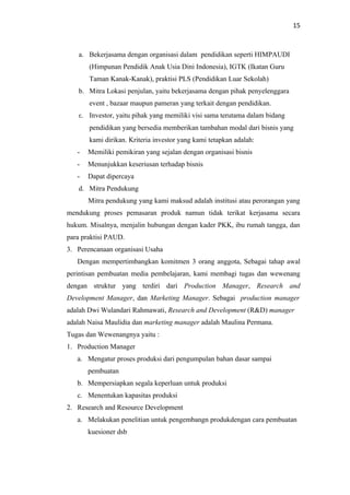 Pkm kewirausahaan bismillah