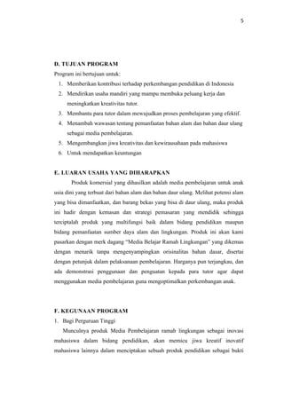 Pkm kewirausahaan bismillah